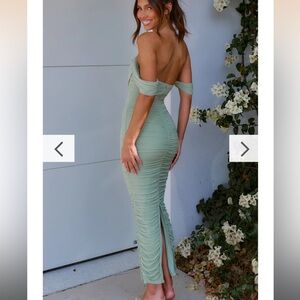 Formal sage green dress - U.S. SIZE 6, AU SIZE 10